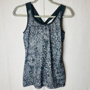 Aspire gray geometric workout tank